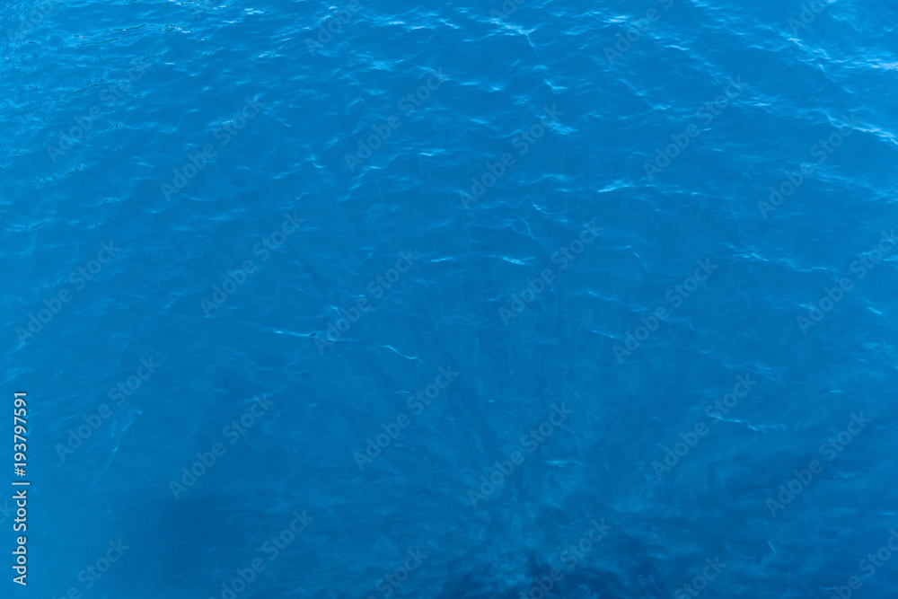Beautiful Blue Sea Water
