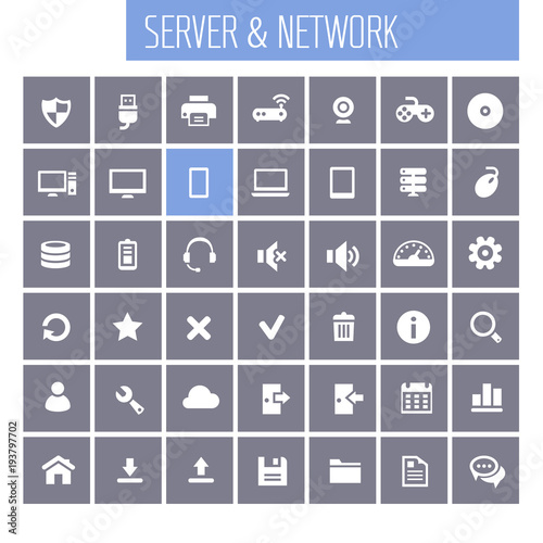 Big Computer Networks icon set