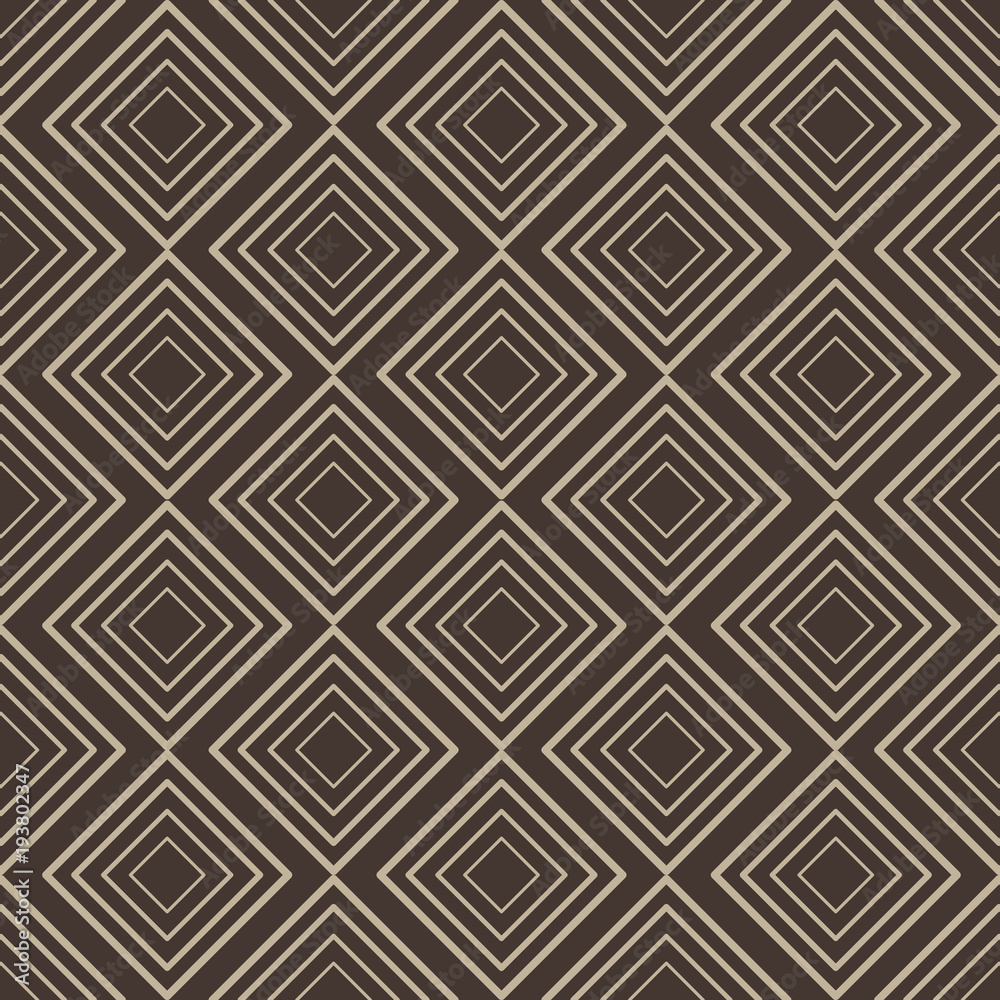 elegant brown multiply square vector seamless pattern