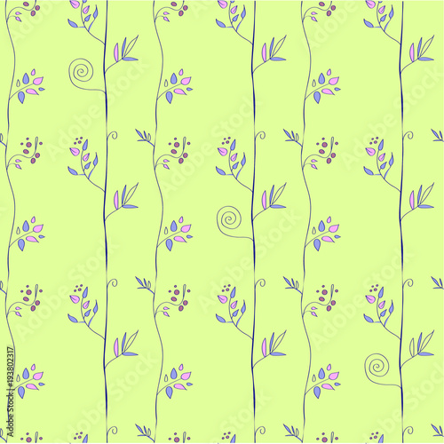 branches, seamless pattern