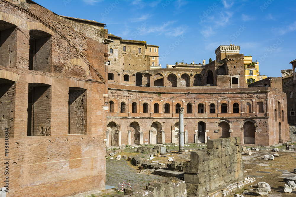 Ancient Trajan's market in Rome Ancient Trajan's market in Rome