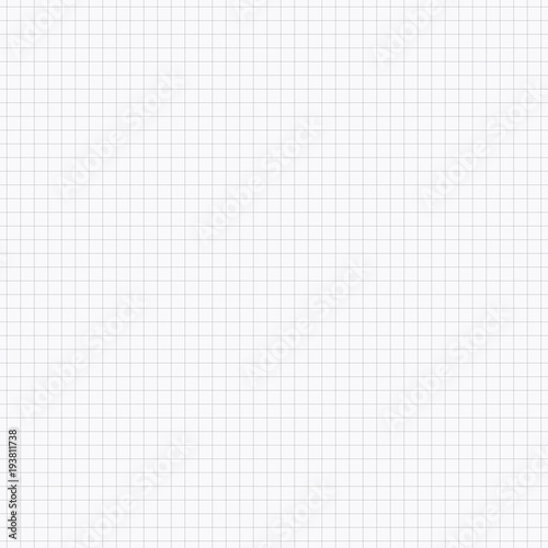 Grid vector seamless geometric pattern - gray texture. Similar to paper