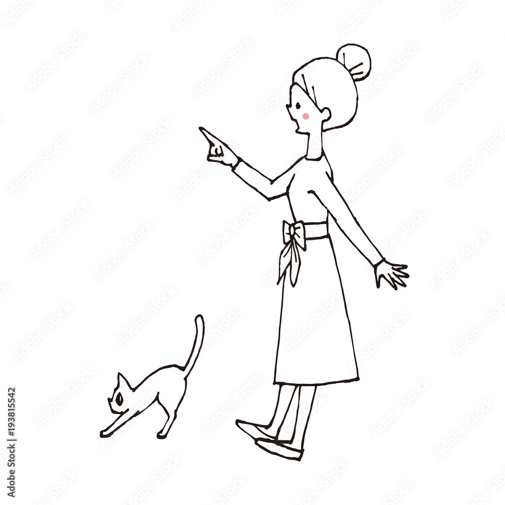 驚く女性 驚く女性