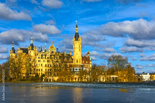 Schweriner Schloss; Winter