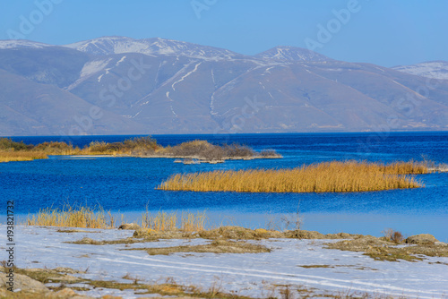 Majestic view of lake Sevan, Armenia