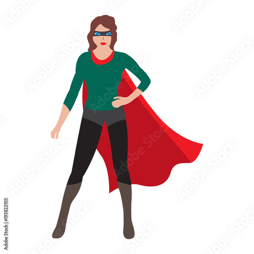 Superwoman cartoon character