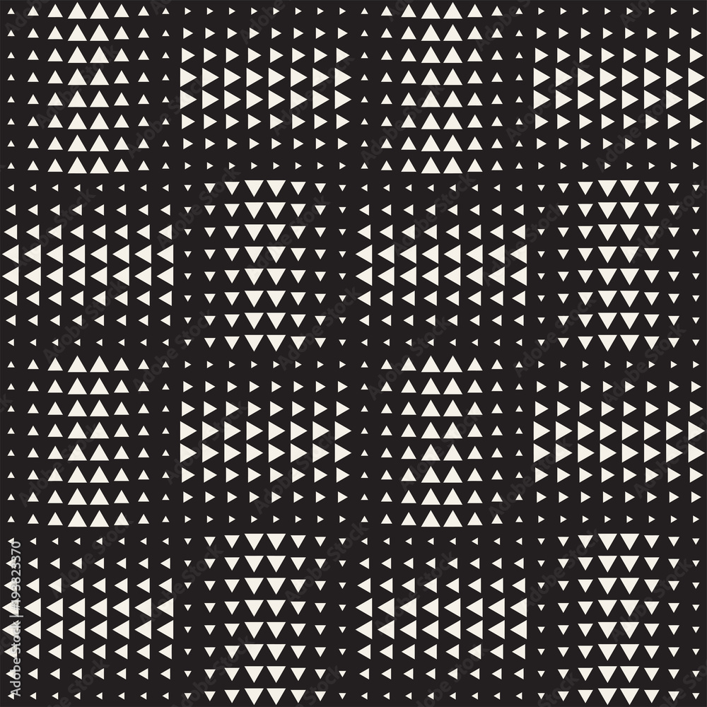 Stylish halftone texture. Endless abstract background with random size shapes. Vector seamless mosaic pattern. Stylish halftone texture. Endless abstract background with random size shapes. Vector seamless mosaic pattern.