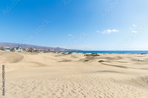 Dunes at Maspalomas  Gran Canaria  Spain