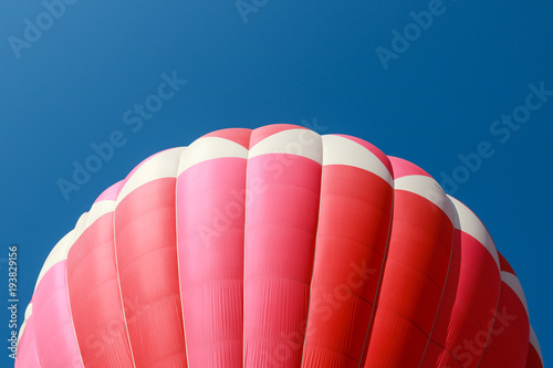 Colorful hot air balloon.