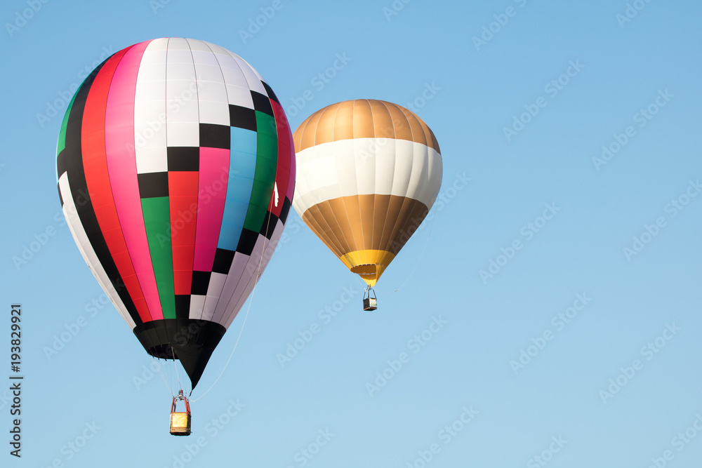 Fototapeta premium Colorful hot air balloon.