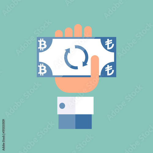 Предложение обмена валюты. Биткоин - Турецкая лира.