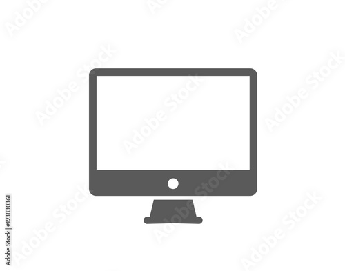 Computer display isolated icon