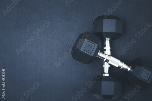 Fitness Background with Weights