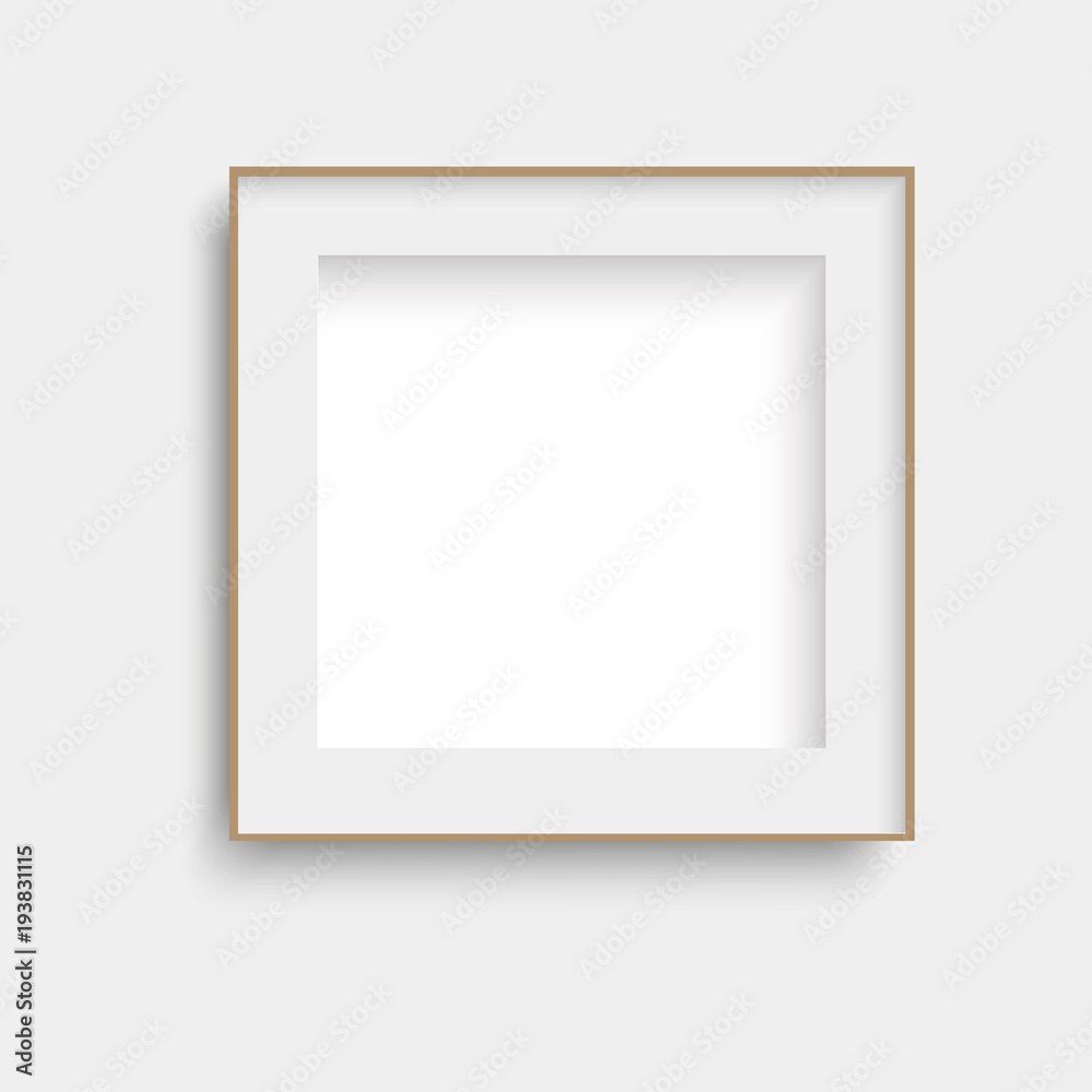 Realistic black poster frame mock up. Vector. Realistic black poster frame mock up. Vector.
