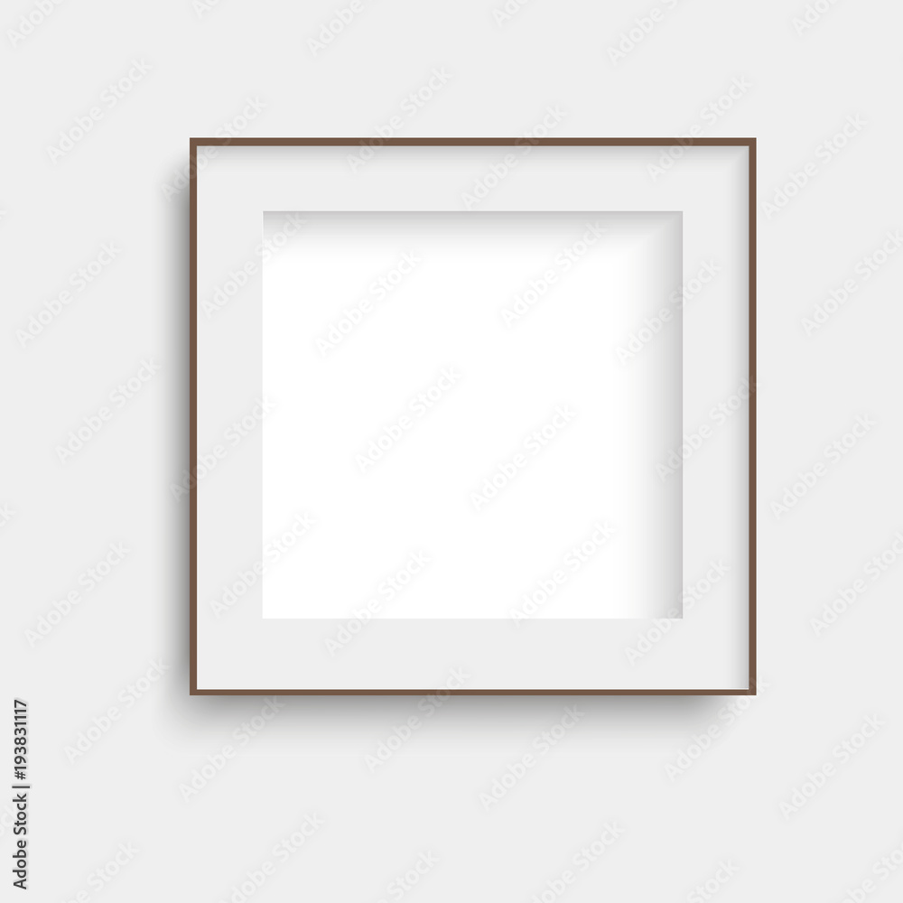 Realistic black poster frame mock up. Vector. Realistic black poster frame mock up. Vector.