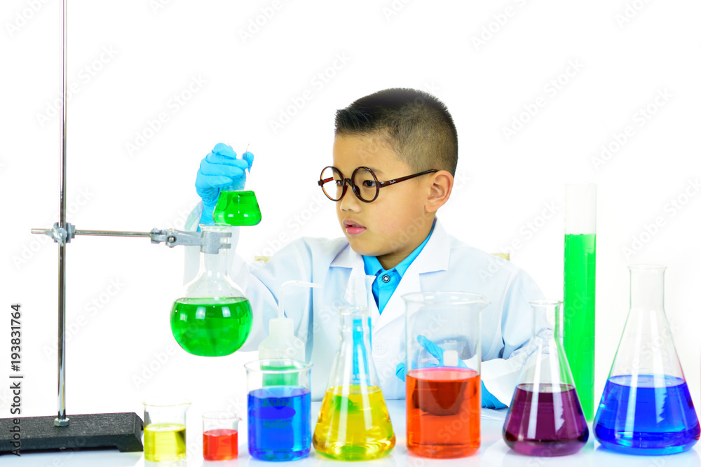 Young scientist working in research laboratory
