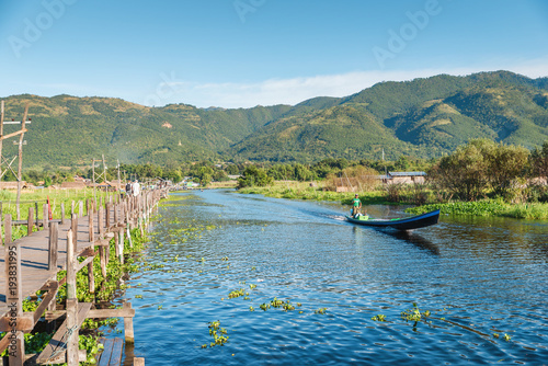 Inle lake is one of the most important touristic site of Myanmar, this is related to the zone of Maing Touk village on the east side of the lake
 photo