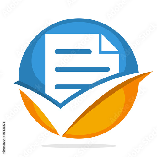 logo icon for survey media, or for media document management solution