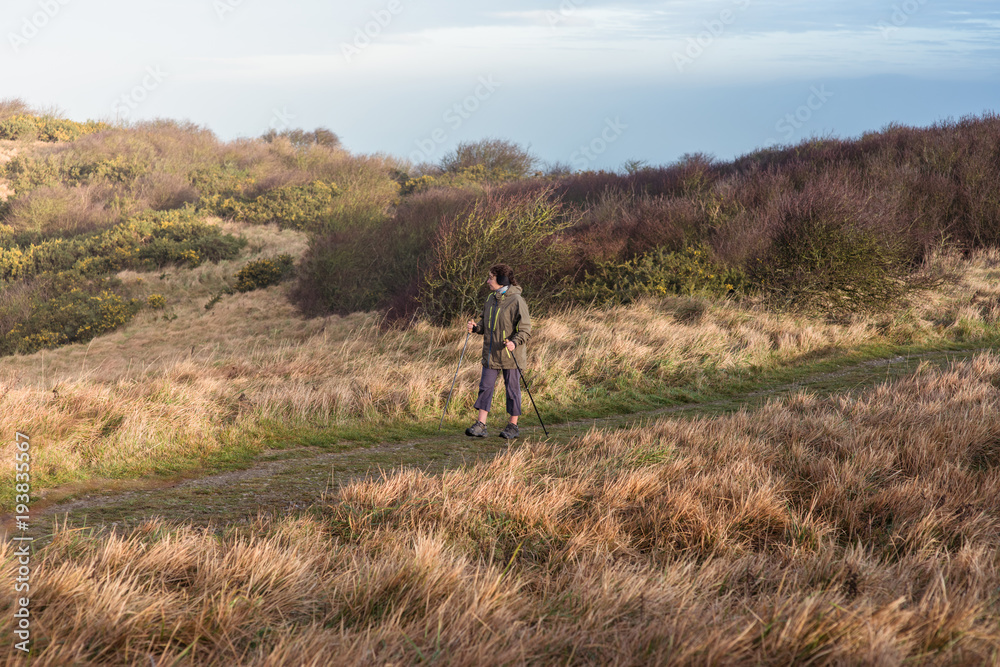 marche nordique au féminin