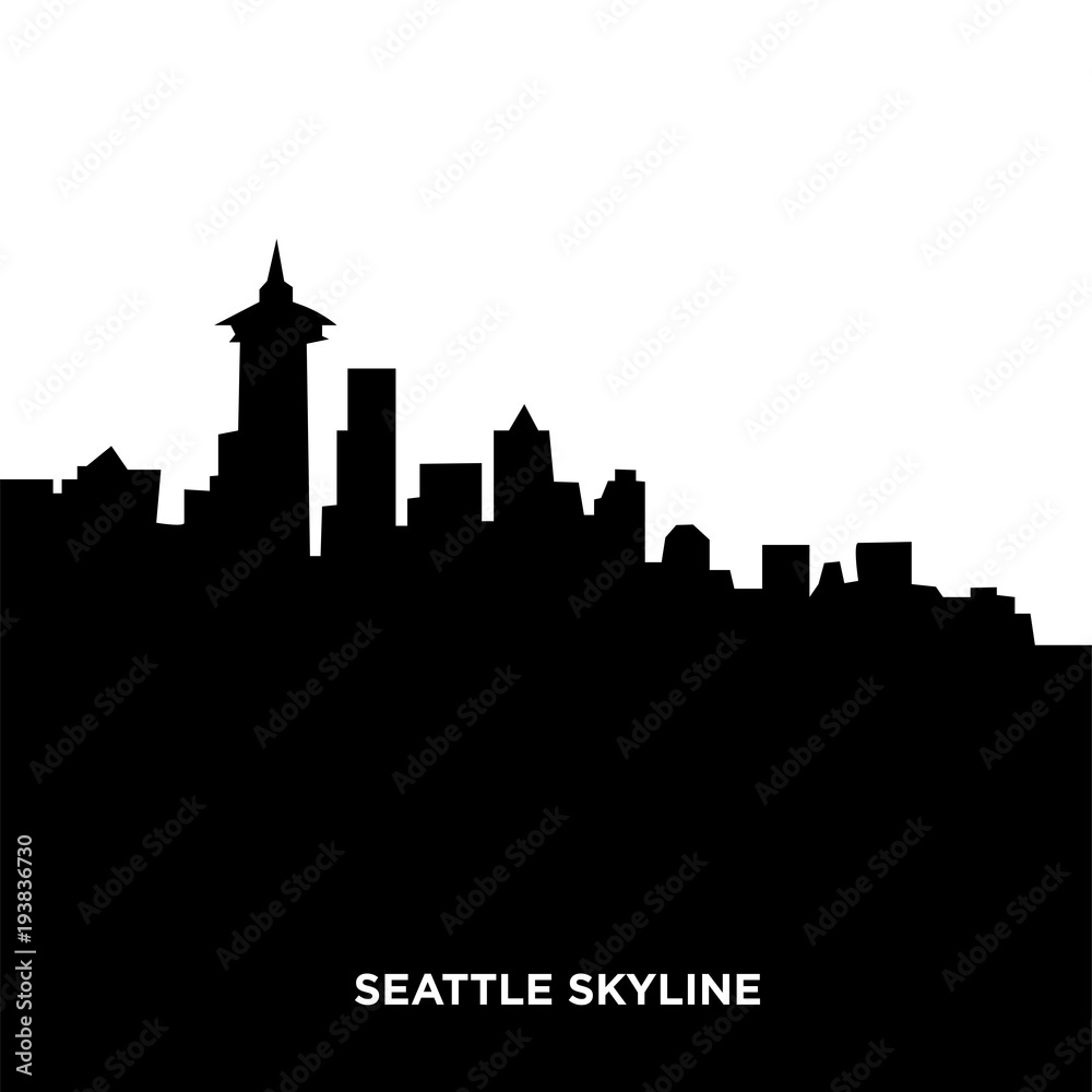 seattle skyline silhouette