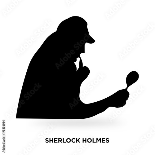 sherlock holmes silhouette
