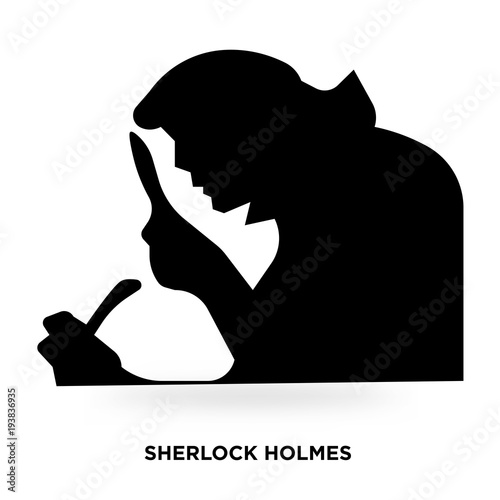 sherlock holmes silhouette