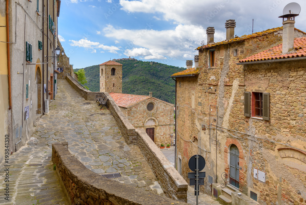historic village of Buriano, Grosseto province, tuscany, Italy