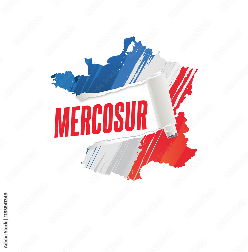 Naklejka premium MERCOSUR