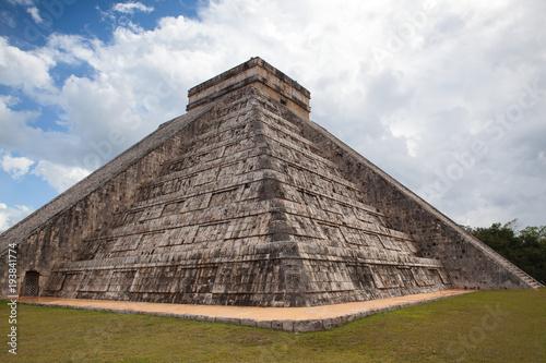 Majestic Mayan ruins in Chichen Itza Mexico.