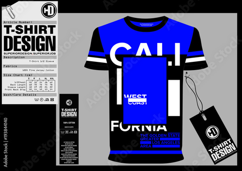 Stock Vector Illustration: T-Shirt Design / Print Design