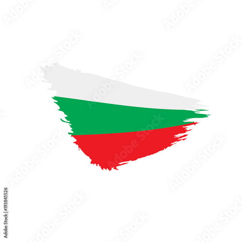 Bulgaria flag  vector illustration