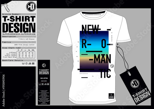  Stock Vector Illustration: T-Shirt Design / Print Design