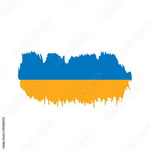 Ukraine flag  vector illustration
