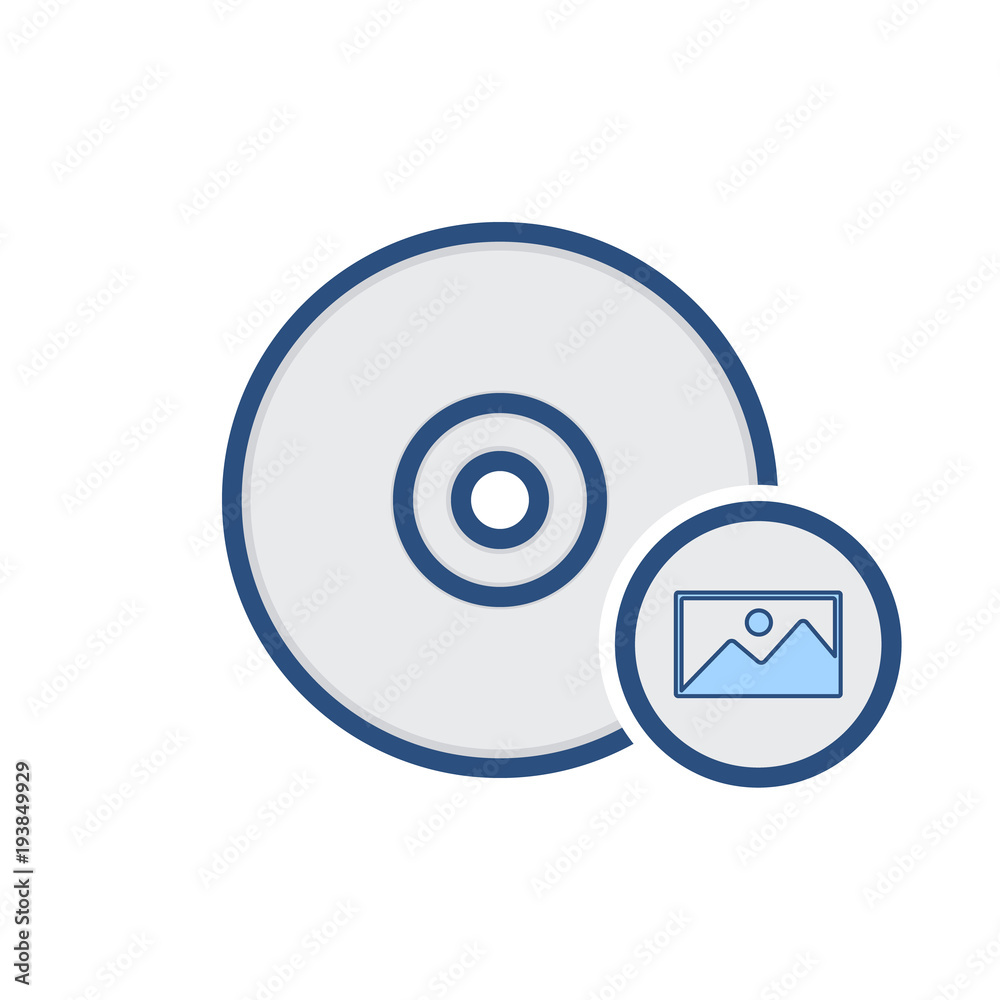 Burn disk drive image iso storage write icon Burn disk drive image iso storage write icon