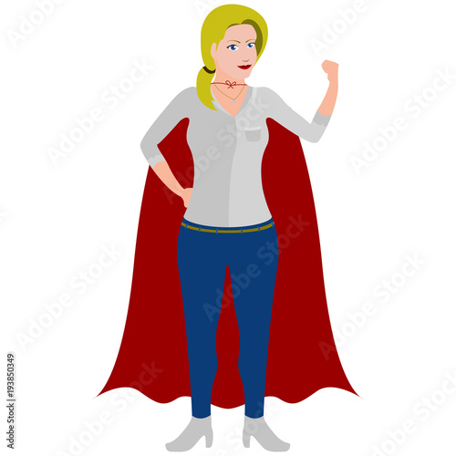 Superwoman cartoon character