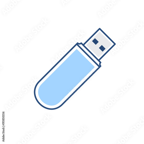 Disk drive flash pendrive storage usb icon