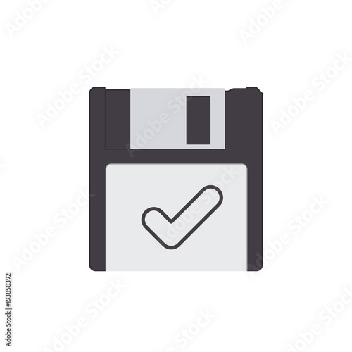 Check disk drive floppy save storage icon