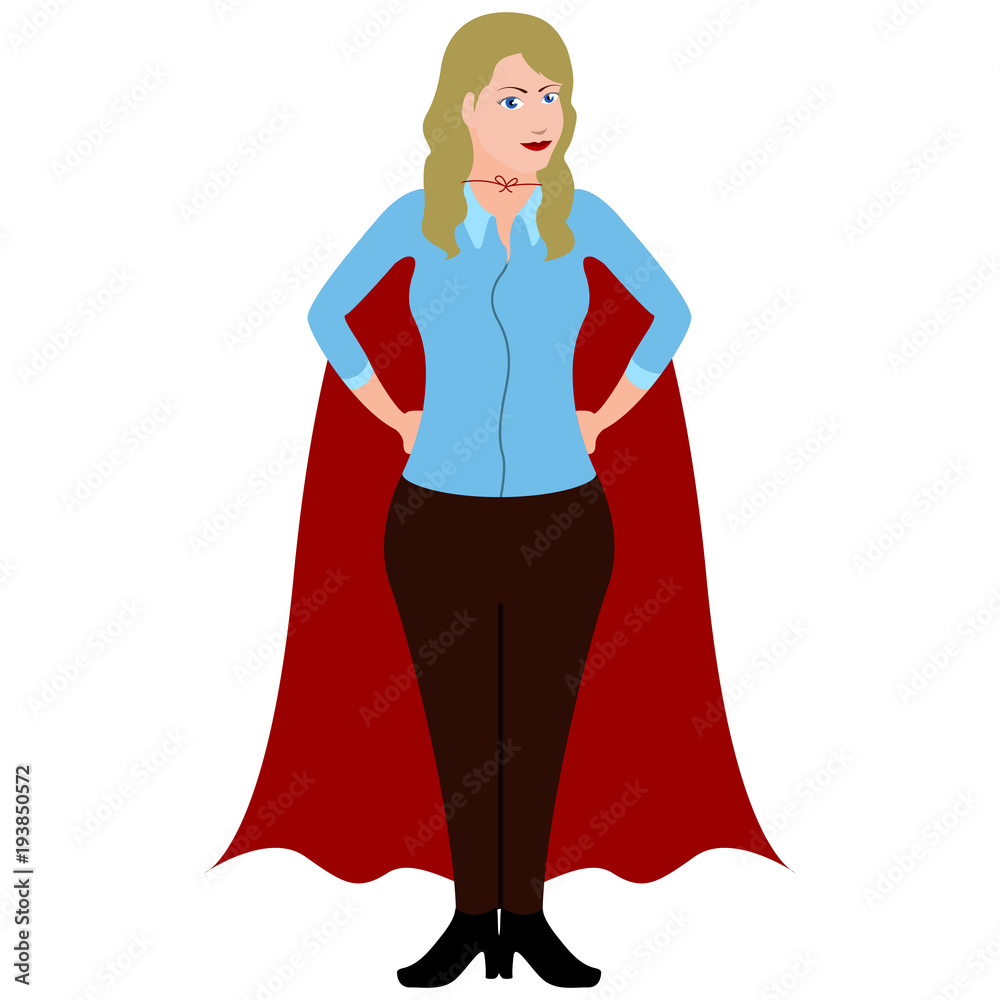 Superwoman cartoon character Superwoman cartoon character