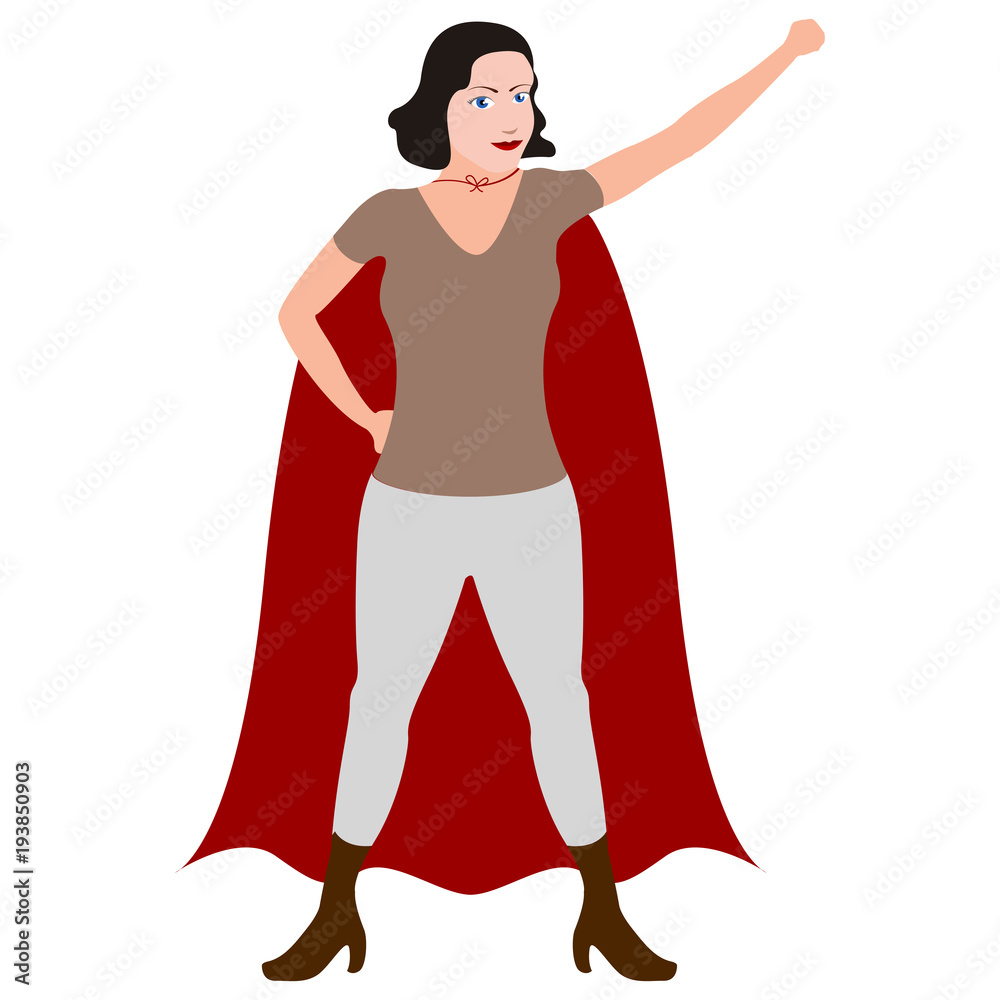 Superwoman cartoon character