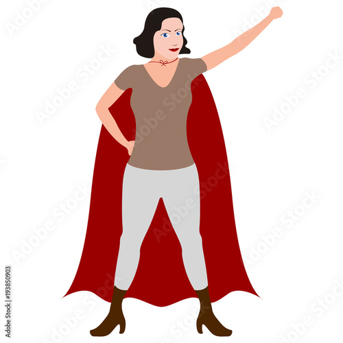 Superwoman cartoon character