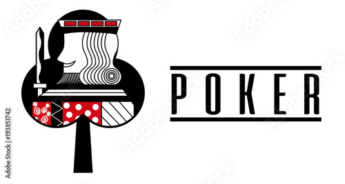 casino club king card poker game banner vector illustration