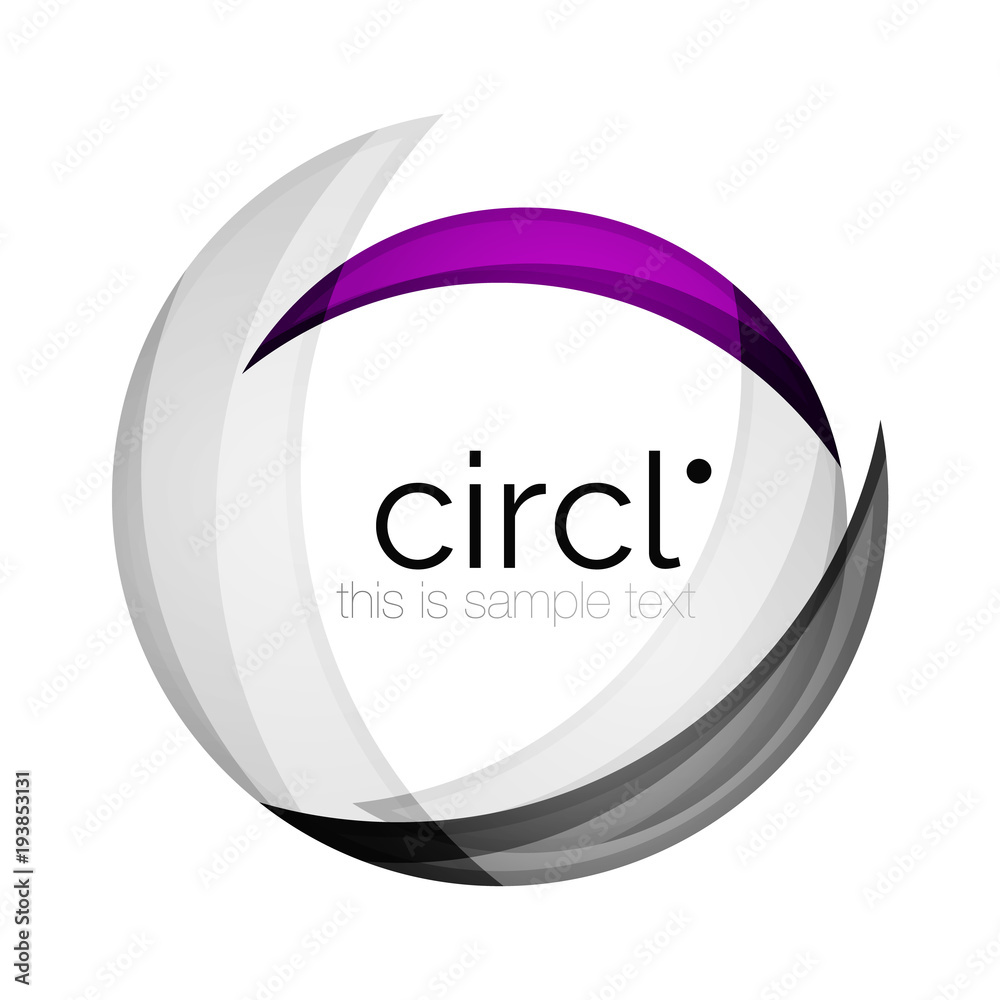 Clean professional colorful circle business icon Clean professional colorful circle business icon