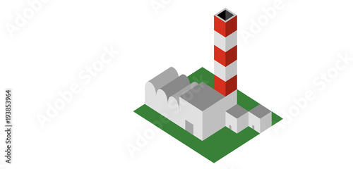 icona, fabbrica, industria
