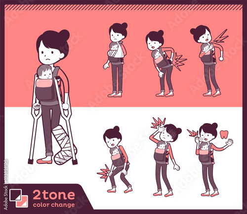 2tone type Mother and baby_set 08