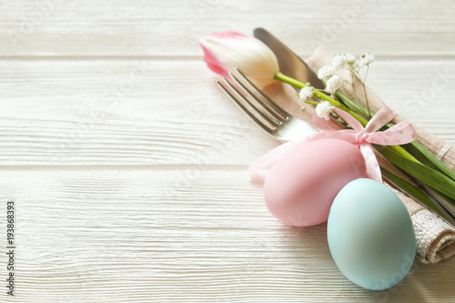 Sticker Easter laying table appointments, table setting options