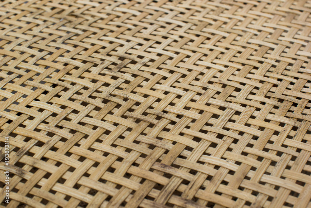 Handmade bamboo weave pattern texture. Abstract background from low angle view. Handmade bamboo weave pattern texture. Abstract background from low angle view.