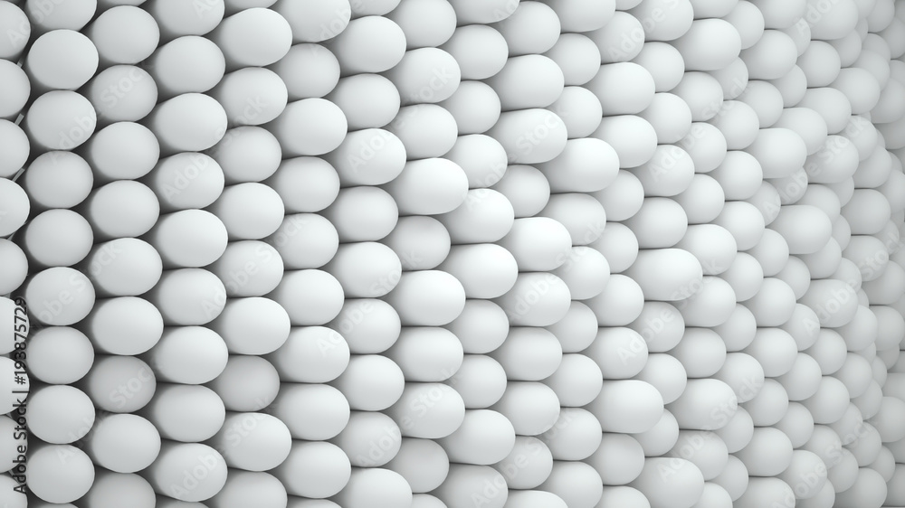 Abstract background white with capsules. grouped elements organized Abstract background white with capsules. grouped elements organized