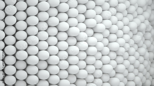 Abstract background white with capsules. grouped elements organized