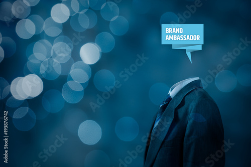 Schilderij op canvas Brand ambassador professional