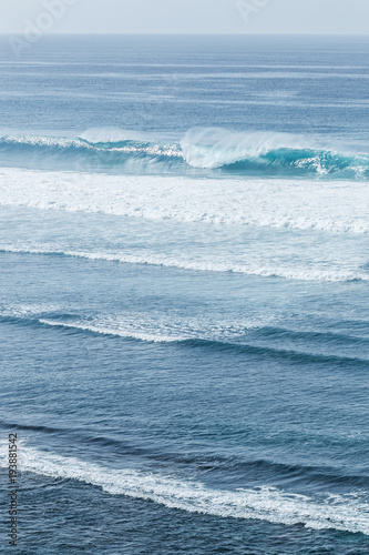 Huge ocean wave in Bali